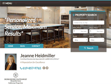Tablet Screenshot of heidmiller.com